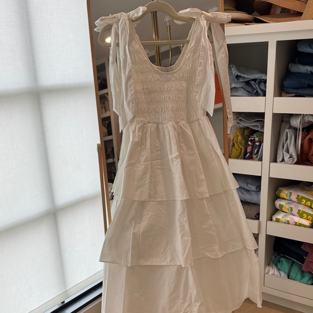 Cleobella White Midi Dress